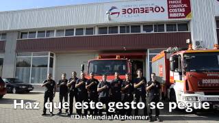 preview picture of video 'Haz que este gesto se pegue con Bomberos de Aljaraque y Huelva para AFA Huelva'
