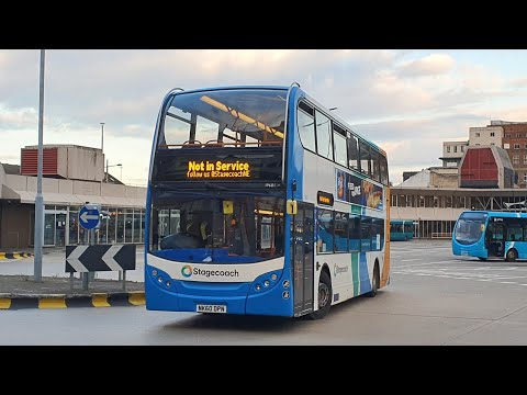 Fast Driving: Route X63 | NK60DPN/19681 - Stagecoach North East: Dennis Trident 2/ADL Enviro 400