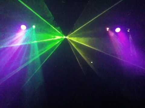 Lasershow made by DJ Phil