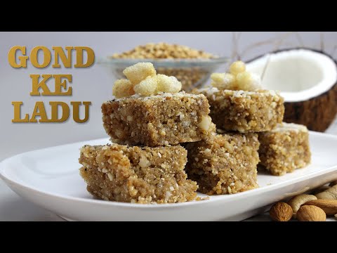 Winter special energy sweet from Gujarat gond ke ladoo/gond pak recipe/gond ke ladoo with jaggery