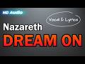 DREAM ON (Lyrics)  - Nazareth