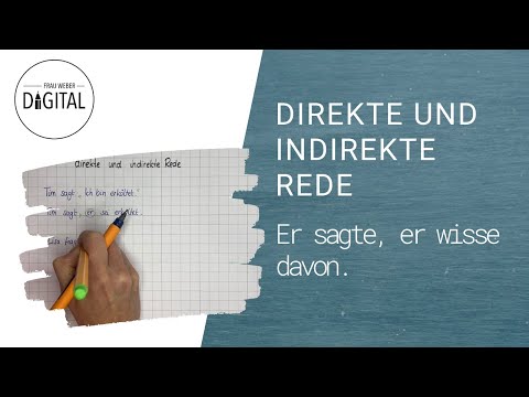 Direct and indirect speech - that's the difference | Grade 7