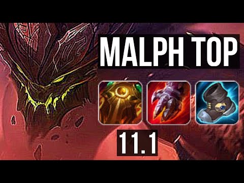 MALPHITE vs ORNN (TOP) | 500+ games, 1/3/15 | KR Diamond | v11.1