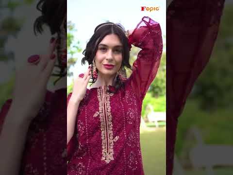 Fepic C-1543 Organza Wholesale Pakistani Salwar Kameez – product video thumbnail