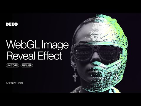 WebGL Image Reveal Tutorial with Framer and Unicorn.Studio