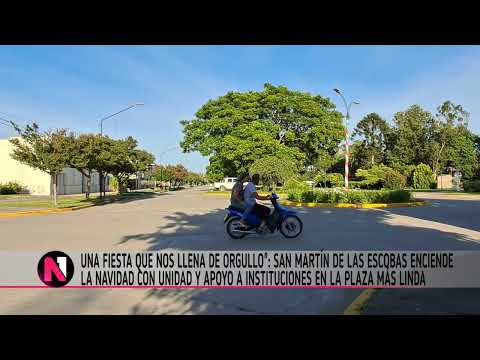 ENCENDIDO DEL ARBOL DE NAVIDAD EN SAN MARTIN DE LAS ESCOBAS