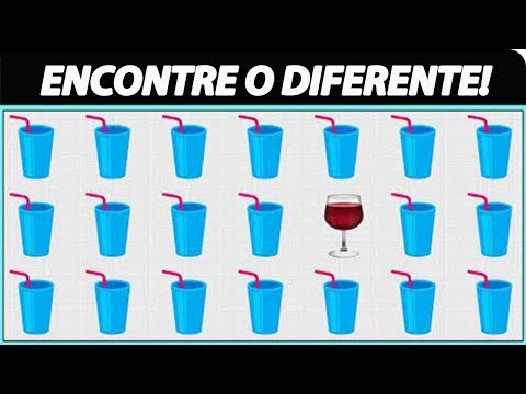 ENCONTRE O OBJETO DIFERENTE NAS IMAGENS EM 15 SEGUNDOS!