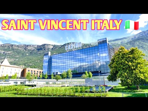 July 2023 Title. Saint Vincent Italy 🇮🇹! Valle Di Aosta walking 🚶‍♀️ tour!