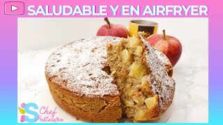 🥧🍎PASTEL de MANZANAS y AVENA SIN AZÚCAR, SALUDABLE Y EN FREIDORA DE AIRE |Sandra ChefPastelera