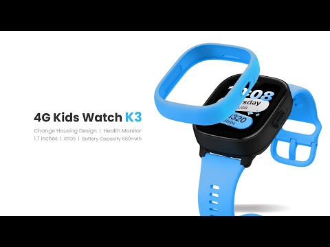 Lagenio K3 4G with 2 straps Black/Blue