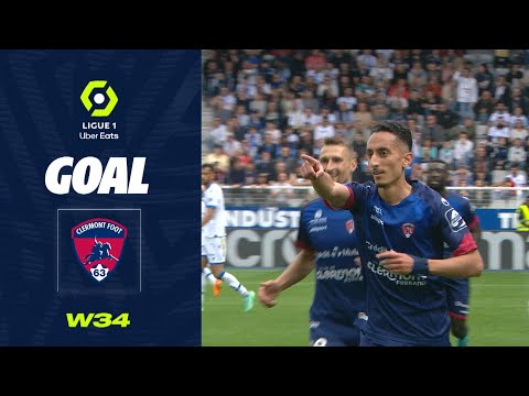 Goal Saïf-Eddine KHAOUI (54' - CF63) AJ AUXERRE - CLERMONT FOOT 63 (1-1) 22/23