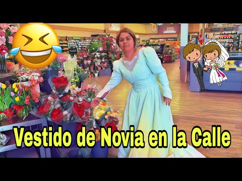 Salgo à la Calle con Vestido de Novia 👰 🫣🤣