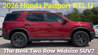 2026 Honda Passport RTL U: Is The Newly Redesigned 2026 Passport The BEST Midsiz
