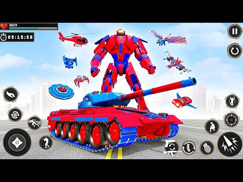Bus Robot Car Games: Multi Robot Transforming War Alien Invasion - Android iOS Gameplay