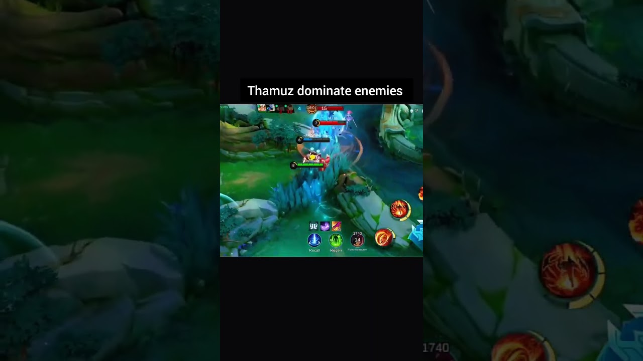 Thamuz dominate enemies  #shorts #mobilelegends #thamuz #mlbbcreator #mlbbninja #mlbbcreatorcamp #ml