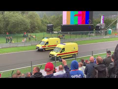 Emotional Tribute to Anthoine Hubert at Spa-Francorchamps (F1journaal.be)