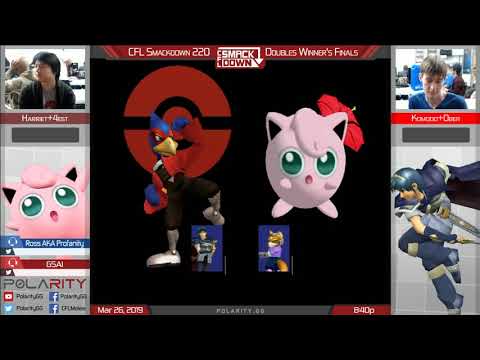 CFL Smackdown 220 Melee - Komodo + Ober vs Harriet + 4est - Doubles WF
