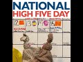 National High Five Day With Flippy And Floppy Today 4 Kids Shorts Highfive