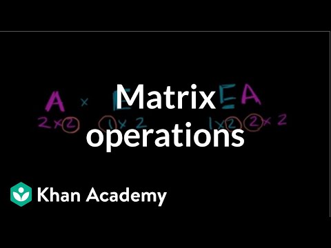 Defined and undefined matrix operations