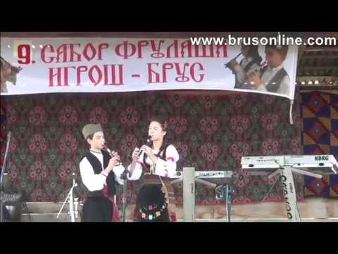 Brus: 9. Sabor frulaša u Igrošu- Jovan Burgić i Saška Dimitrijević, 27.06.2015.