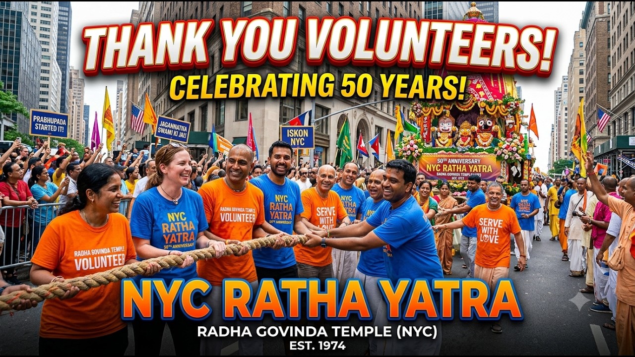 2026 Ratha Yatra Volunteer Appreciation