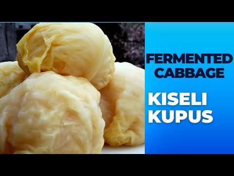 How To Make 🍽 FERMENTED CABBAGE HEADS (Sauerkraut)-Kiseli Kupus