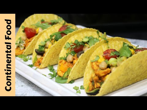 Chicken Tacos | Chicken Mexican Street Tacos Recipe By Continental Food