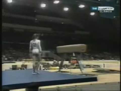 Teodora Ungureanu 1977 Europeans EF Vault