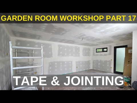 Garden Room Workshop: Part 17. Tape & Jointing
