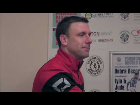 TONBRIDGE ANGELS VS HENDON - Post match interviews 14/01/2017