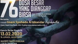 Download lagu 76 Dosa Besar Yang Dianggap Kecil, Part 2 - Ust. ISyu mp3