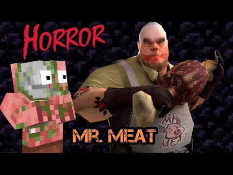 Monster School : MR. MEAT Horror Game  Challenge - Minecraft Animation
