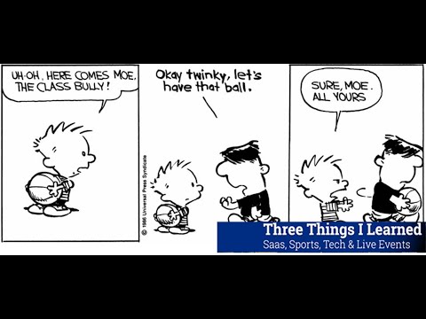 Three Things: College Group Projects & Start-Ups, When the big guns aim for you 3) Banking time