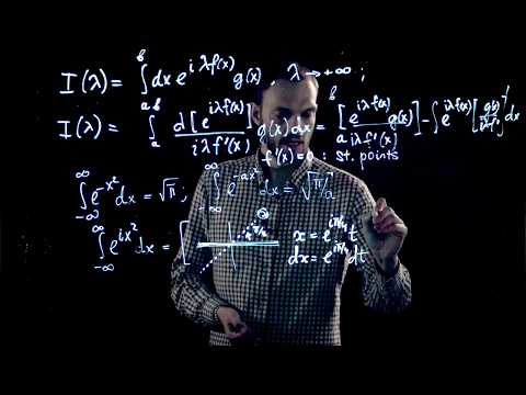 Asymptotics in a complex plane. Stationary phase approximation, Part 1.