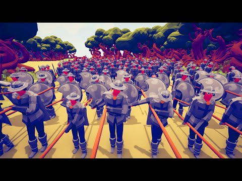 100x MEDIEVAL ARMY SIEGE ENEMY CASTLE - Totally Accurate Battle Simulator TABS