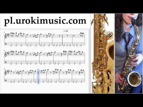 Nauka Gry Na Saksofonie (Altowy) Beethoven - Für Elise Nuty Poradnik Część 2 um-b463