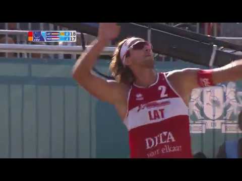 The 'Lion King' soars to shatter Dutch dreams of home glory | #EuroBeachVolley 2018