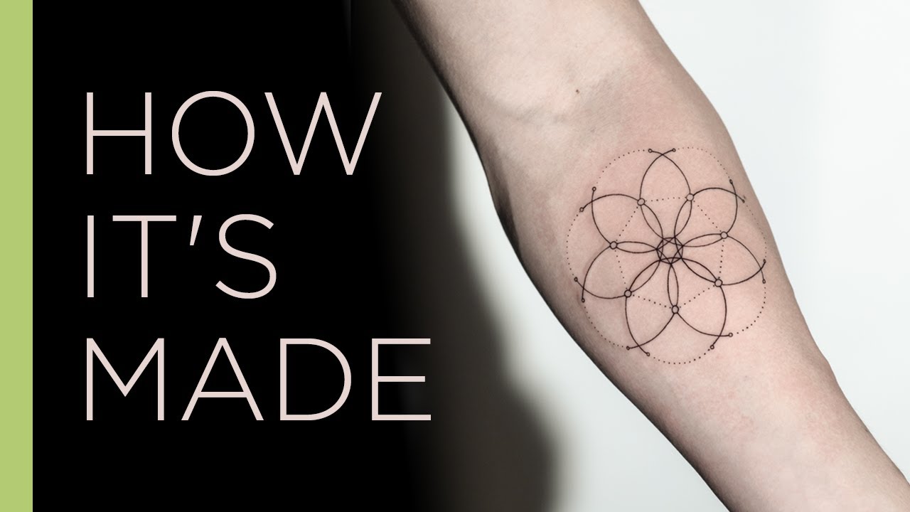 What does this tattoo mean? Reveal the art behind of this fine-line Sacred Geometric Tattoo by 1MM