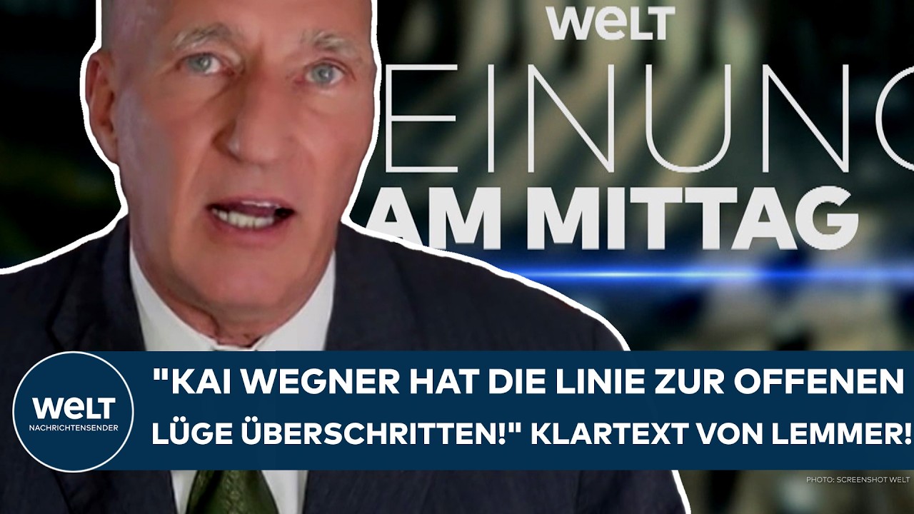 DEUTSCHLAND: "Kai Wegner hat die Linie zur offenen Lüge überschritten!" Lemmer ist fassungslos!