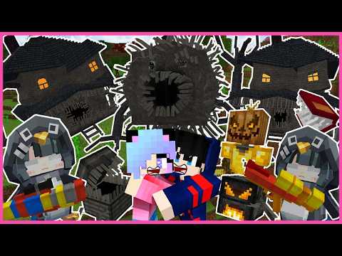 Minecraft Mod สู้กับบอสบ้านผีสิงมีชีวิต Monster House in Minecraft 1.21