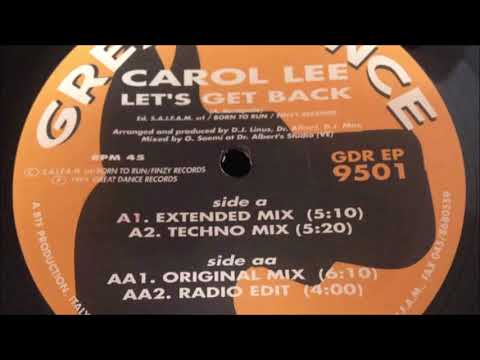 Carol Lee - Let's Get Back (Extended Mix)