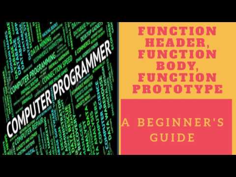 21 Function Header Function Body Function Prototype