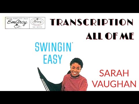 All Of You - Sarah Vaughan