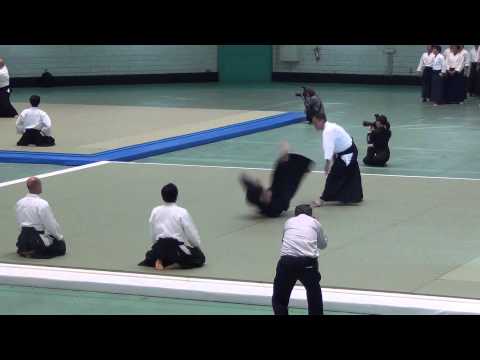 Yokota Yoshiaki Sensei demonstrating at the 51st All Japan Aikido Demonstration 2013