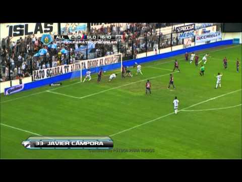 Gol Cámpora. All Boys 1 San Lorenzo 0. Final 2014. Fecha 12. Fútbol Para Todos.