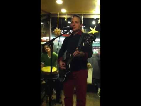 the displayers at Perks Coffeehouse - playing the song 