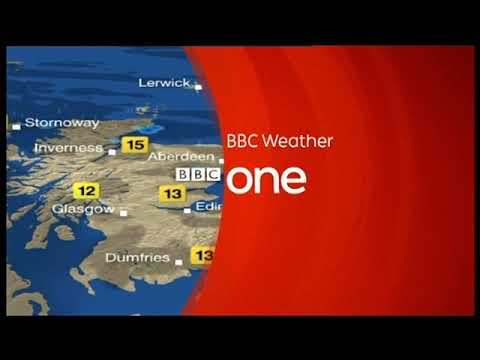BBC1 Continuity Weather Problem 2008