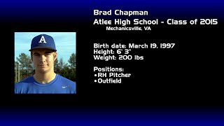 preview picture of video 'Brad Chapman - Atlee High School - Class of 2015 - Baseball'