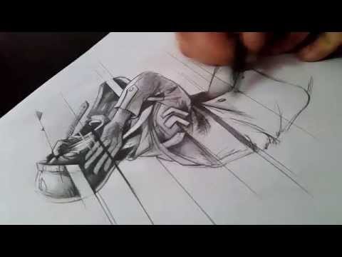 Carrion - "Dla idei" (Drawing Album Cover)