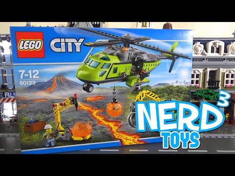 Nerd³'s Lego Tuesdays - 60123 Volcano Supply Helicopter